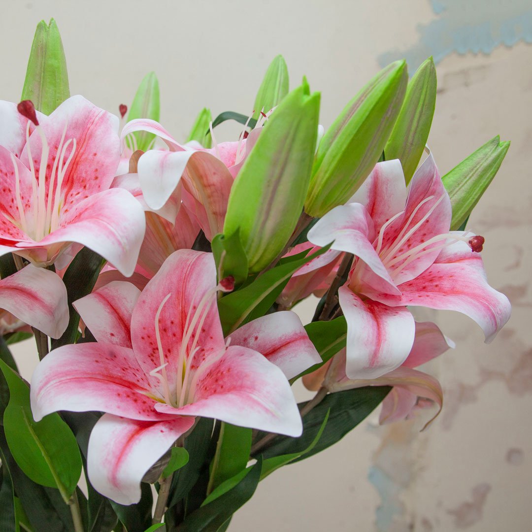 Real Touch Pink Casablanca Lilli Stem Peony