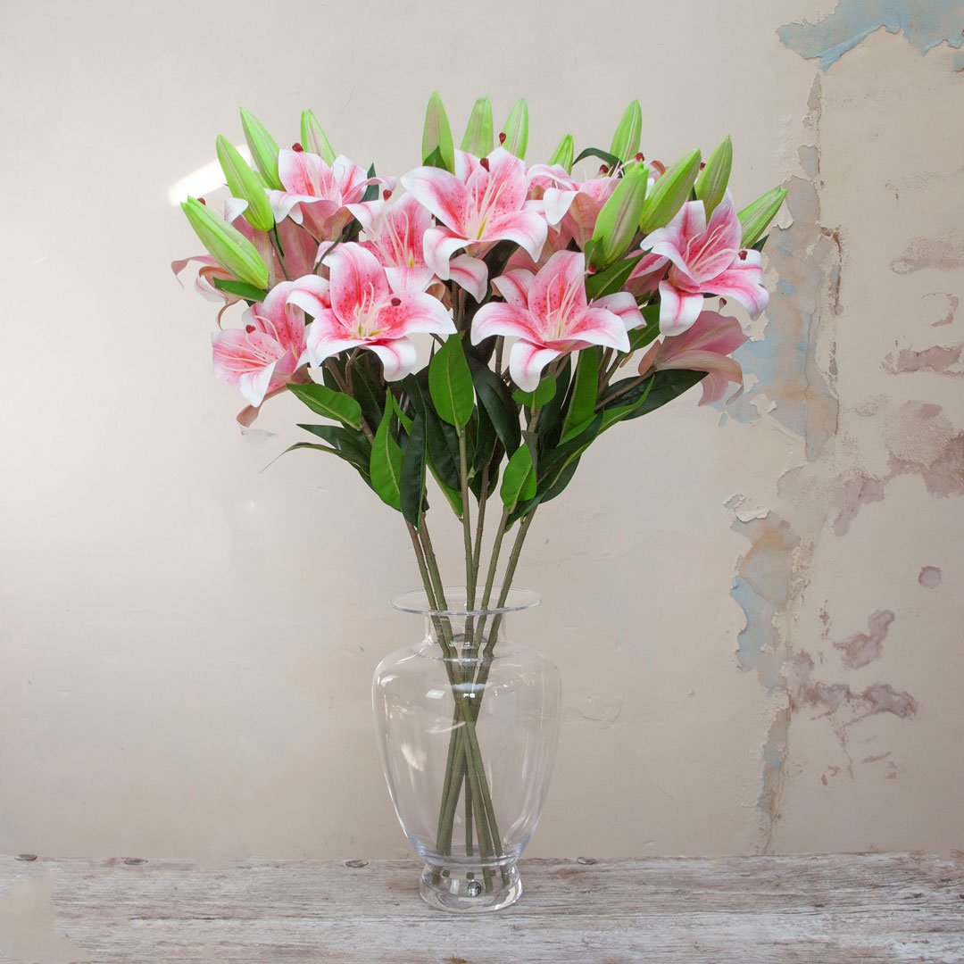 Real Touch Pink Casablanca Lilli Stem Peony