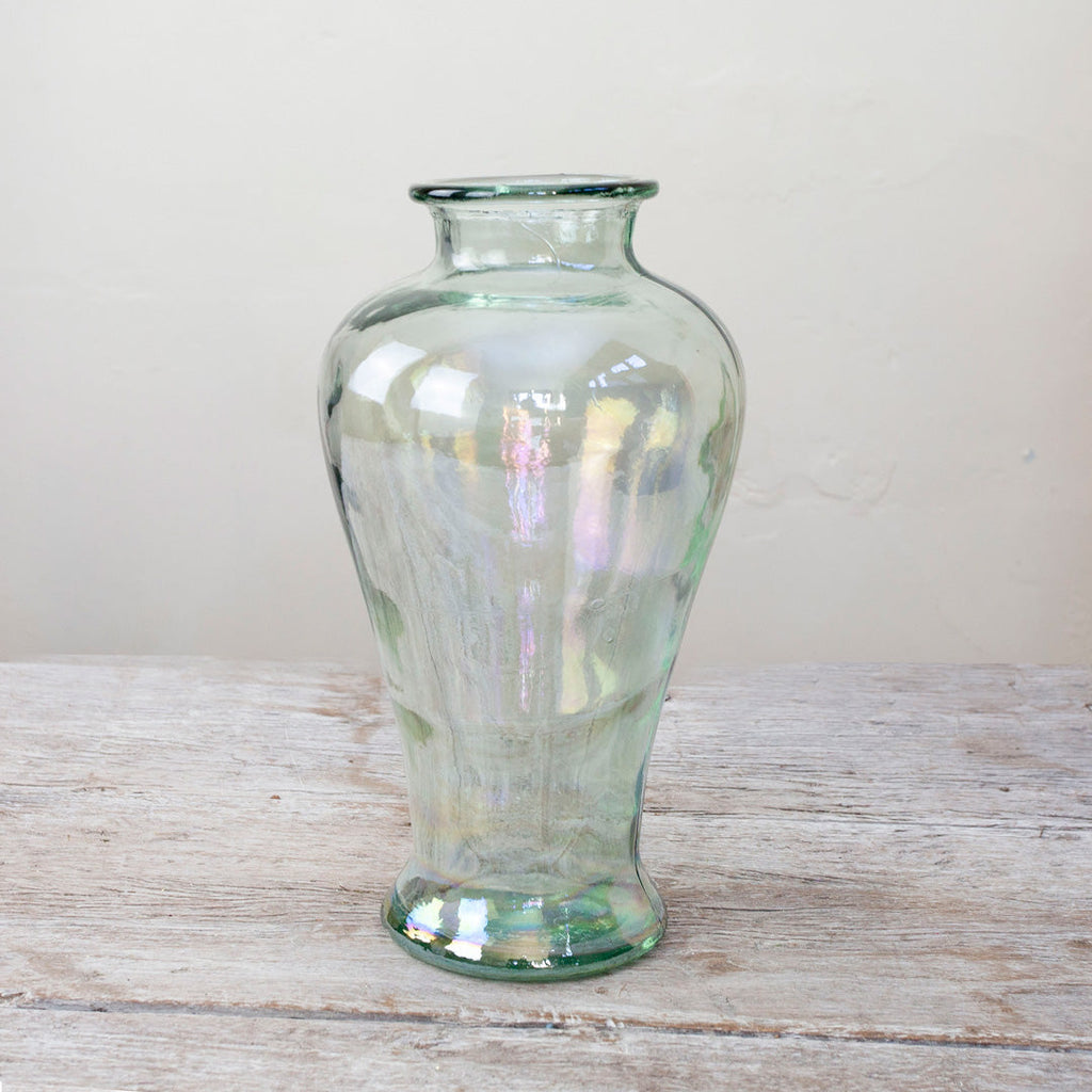Lustre Hourglass Vase Peony