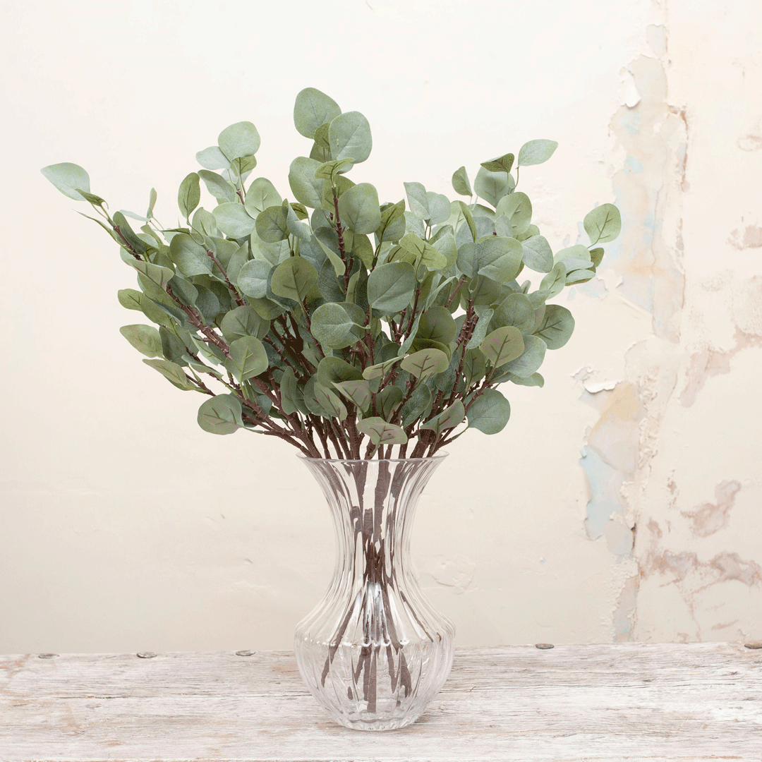 Eucalyptus spray stem Peony