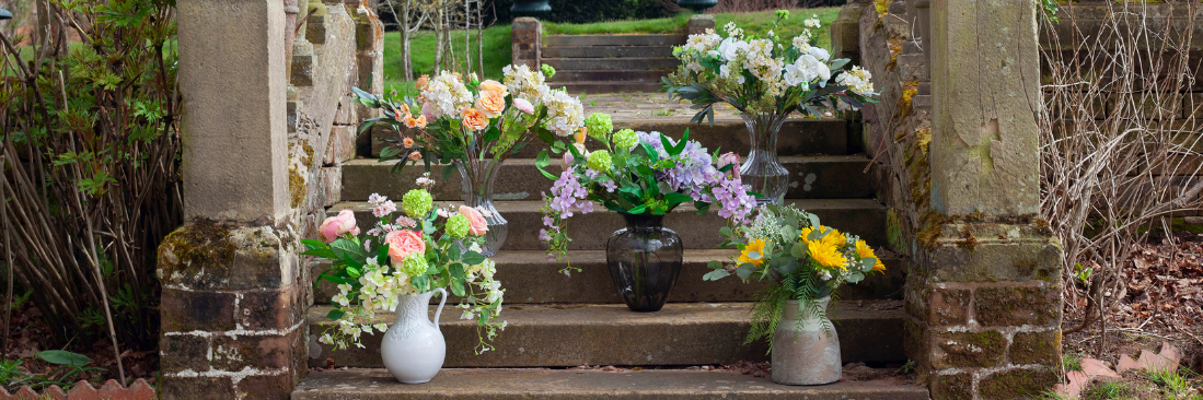 Create Your Own Faux Flower Arrangement