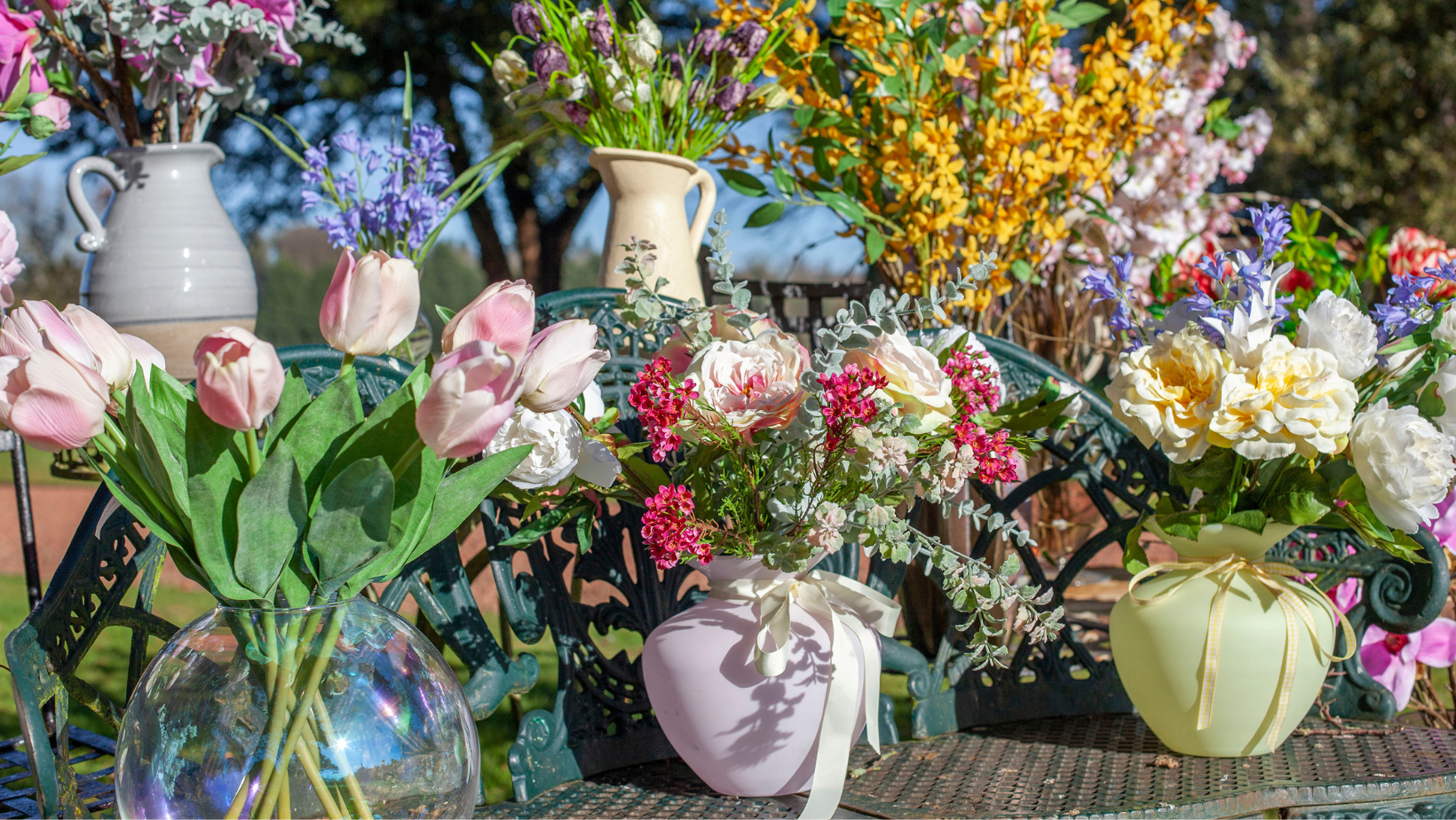 artificial spring flowers