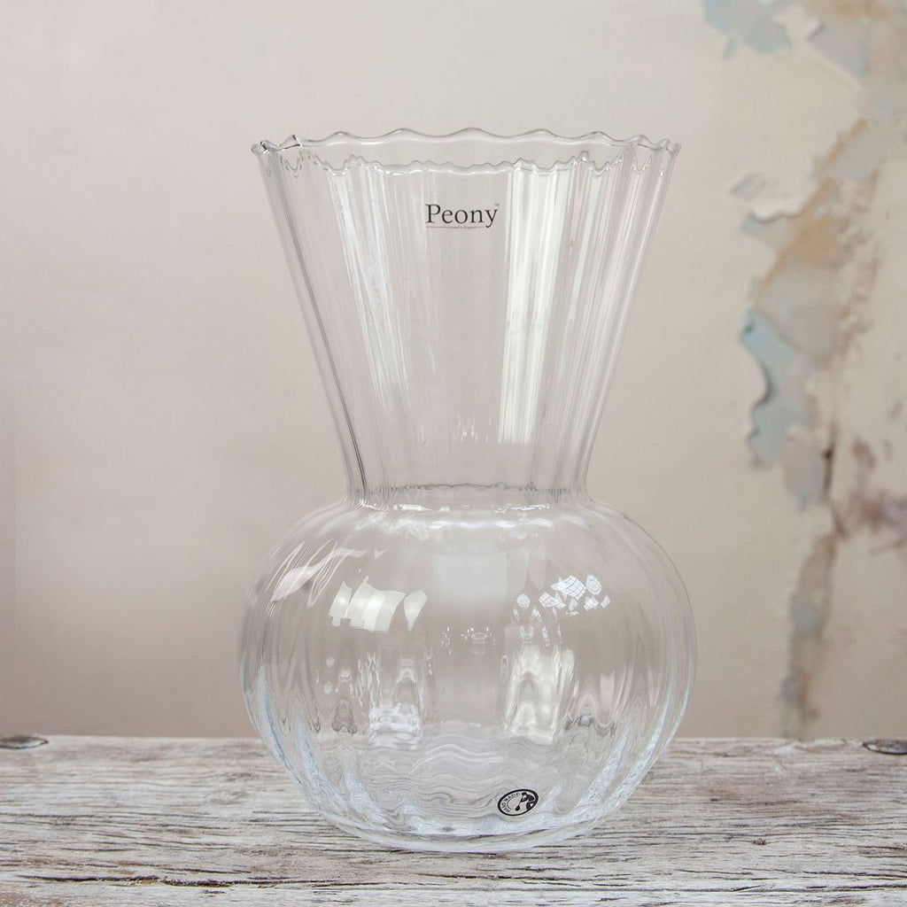 Optic Bell Vase Peony