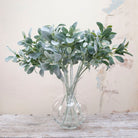 Real Touch Green Lambs Leaf Stem Peony