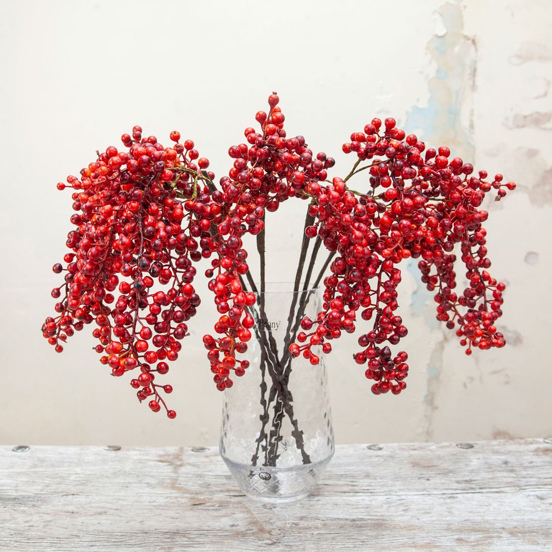 Artificial Red Trailing Berry Stem