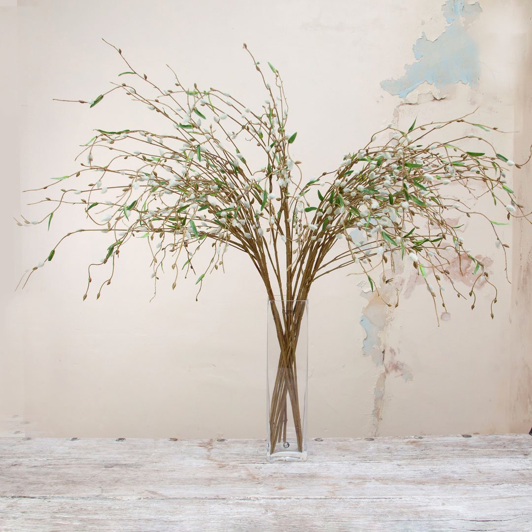 Cascading Pussy Willow Stem Peony