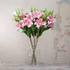 Real Touch Pink Casablanca Lilli Stem  Peony