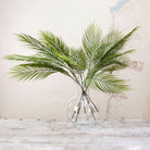 Green Arreca Palm Frond Stem Peony