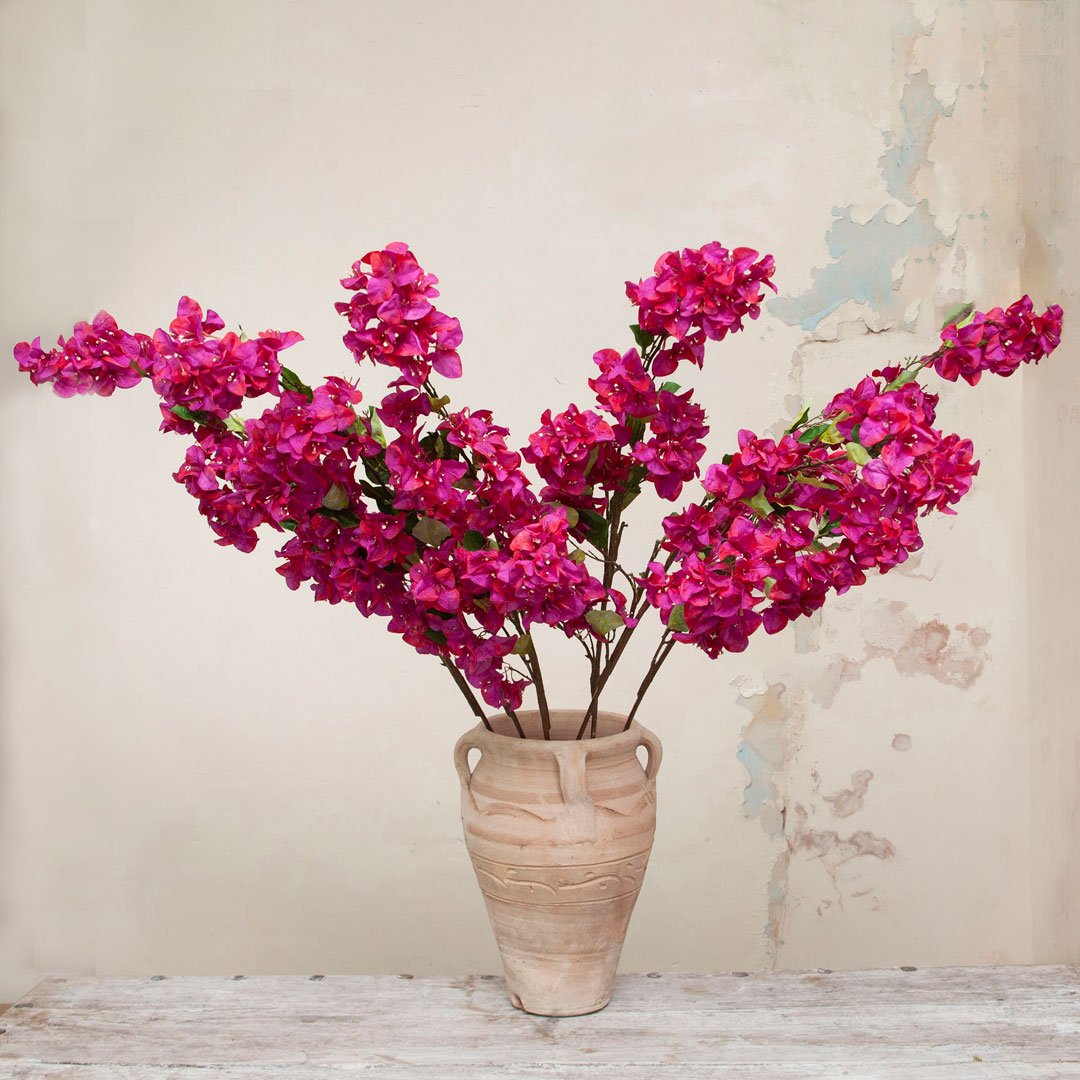Fuchsia Bougainvillea Stem Peony