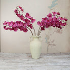 Real Touch Fuchsia Phalaenopsis Orchid Stem Peony
