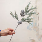 Pine Spray With Cones Stem Peony
