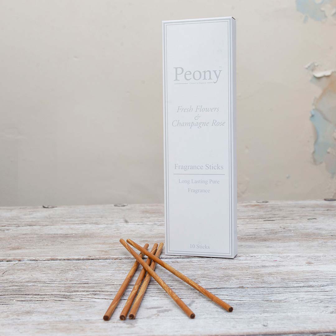 Fresh Flower & Champagne Rose Fragrance Sticks Peony