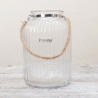 Large rope lantern vase Peony