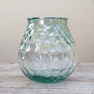 Large coral textured vase with lustre finish. Peony