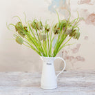 Burgundy Speckled Fritillaria Stem with Leaves Peony