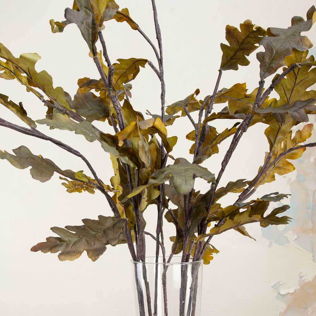 Autumn Oak Leaf on a Long Stem Peony