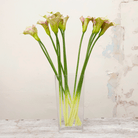 Green long stem calla lily Peony