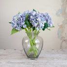Blue Hydrangea with leaves on a Long Waterproof Stem Peony