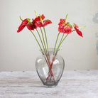Real Touch Anthurium on a Long Stem Peony