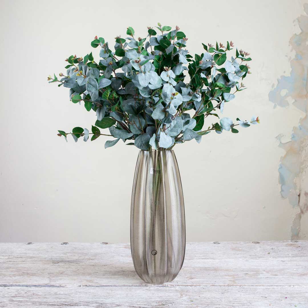 Silver Grey Eucalyptus Stem Peony