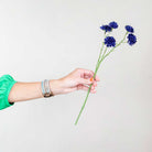 Blue Cornflowers on a Long Stem Peony