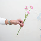 Pale pink corn flowers