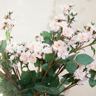 Peach Climbing Rose Spray on a Long Stem