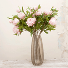 Peonies in pale pink on a long stem Peony