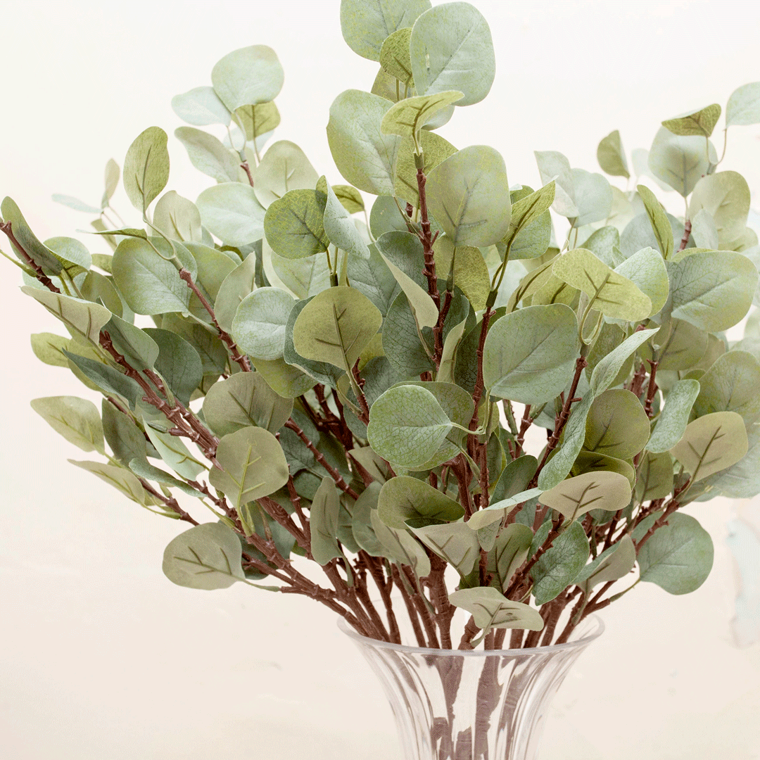 Eucalyptus spray stem Peony